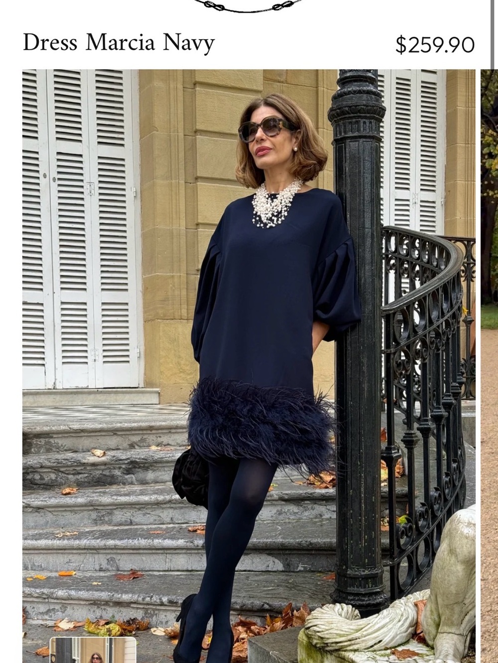 Dress Marcia Navy